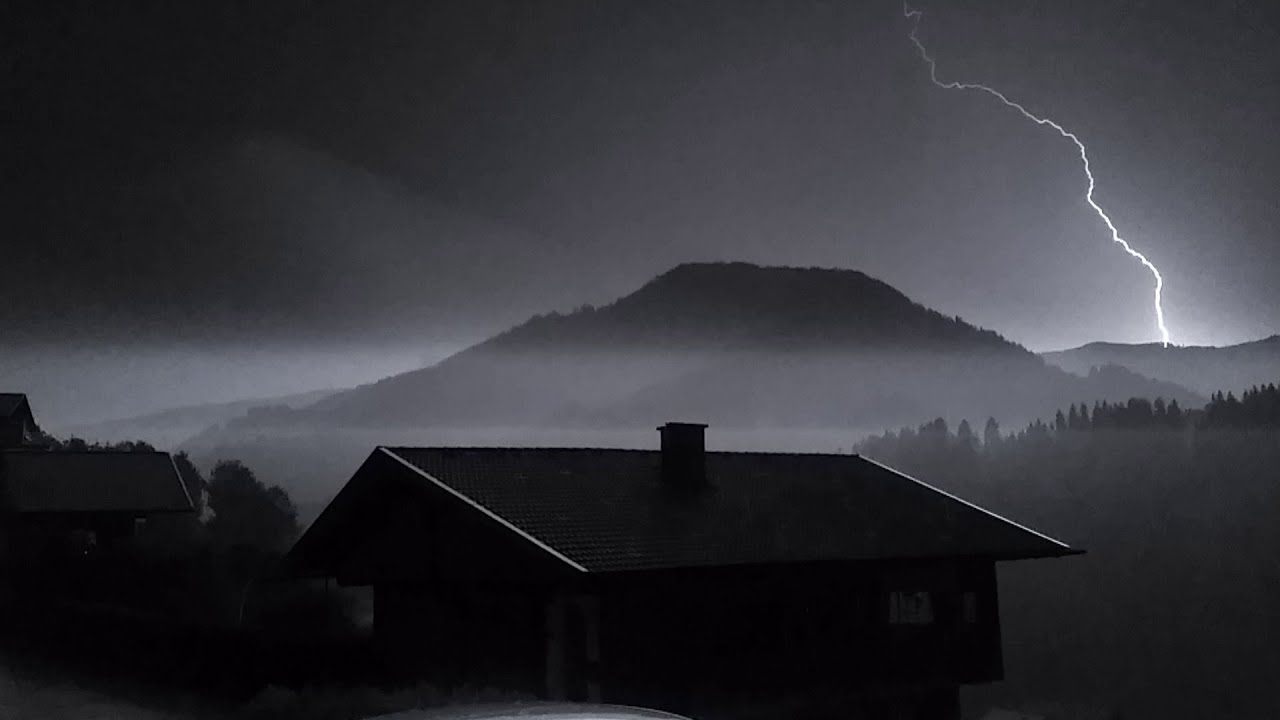 Zwaar onweer Oostenrijk 17 juli 2015 (Gewitter Österreich, thunderstorm Austria)