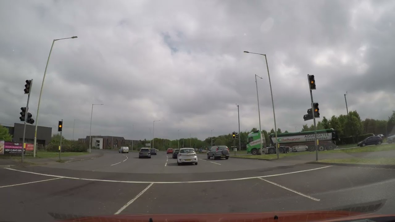 Drovers (Cow) Roundabout, Ashford, Kent - Lenham A20 to Ashford A292