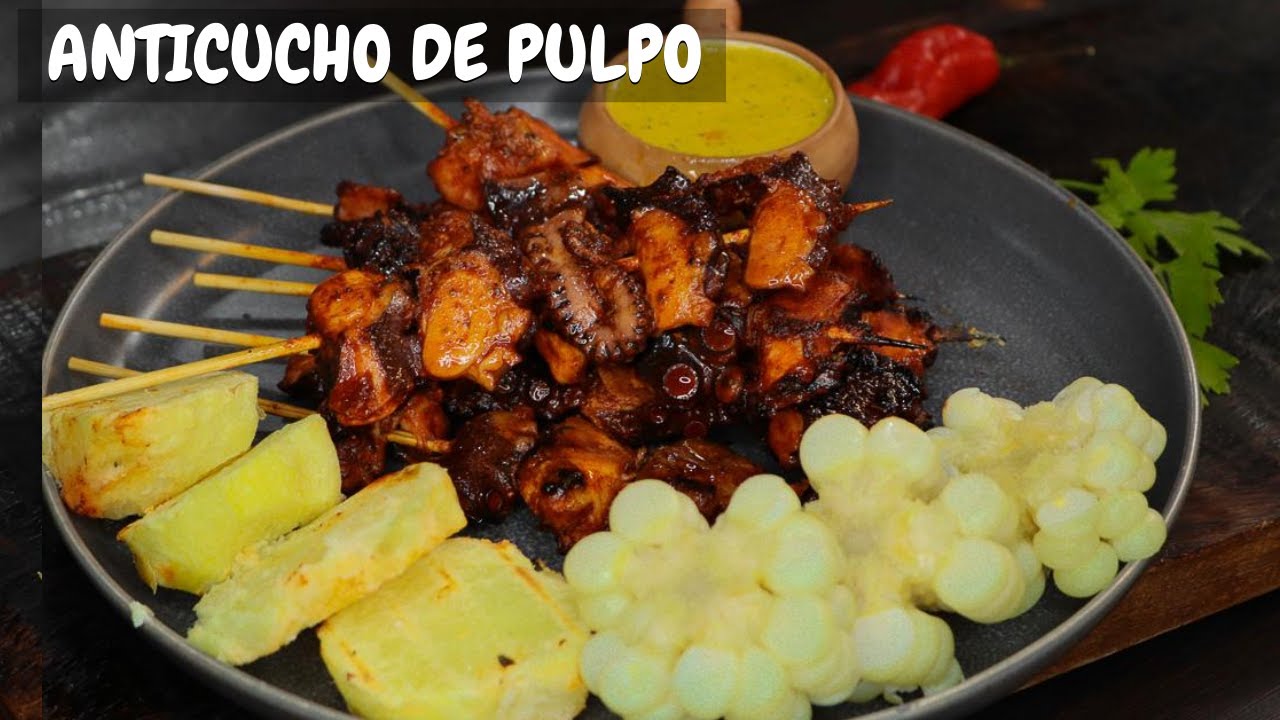 Así Preparó el Anticucho de pulpo en un Toque | Cocina Fácil