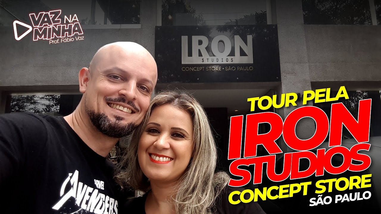 🤖TOUR PELA IRON STUDIOS - CONCEPT STORE - São Paulo🃏