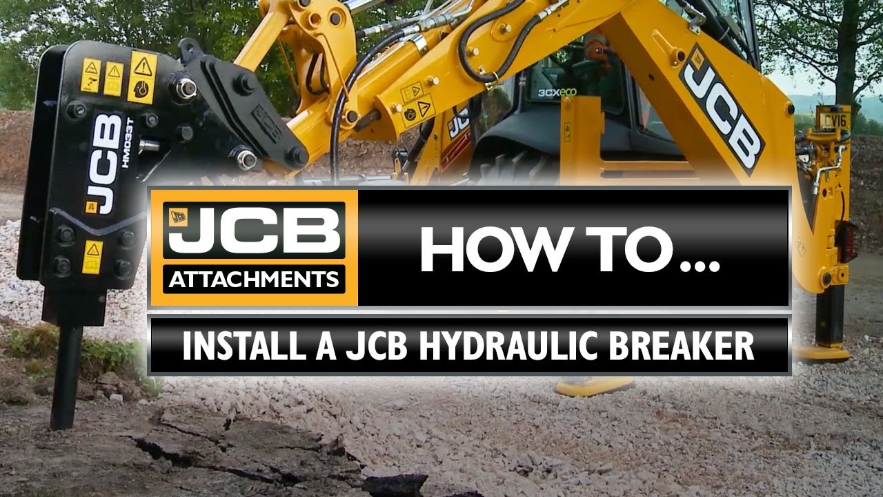 JCB Attachments: How to install a JCB Hydraulic Breaker