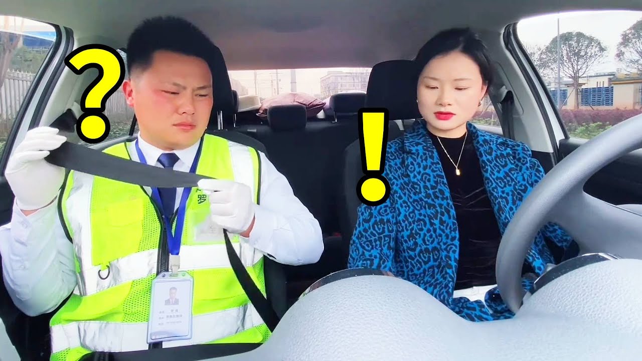 第一次遇到倔強美女，車都沒練就來考試 🥵🥵😝#考驾照 #科目三 #搞笑 #看一遍笑一遍 #荣昌驾考罗教练
