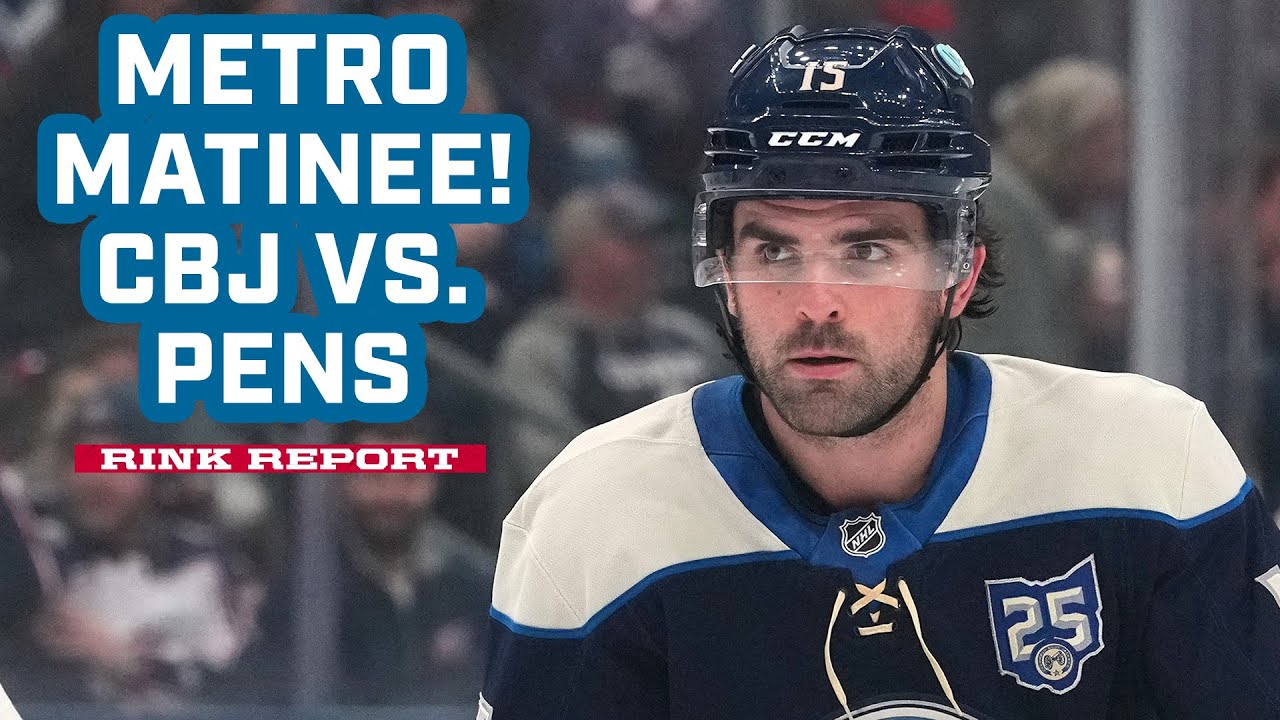 METRO MATINEE 🍿🎥 Blue Jackets vs. Penguins Game Preview! | Rink Report