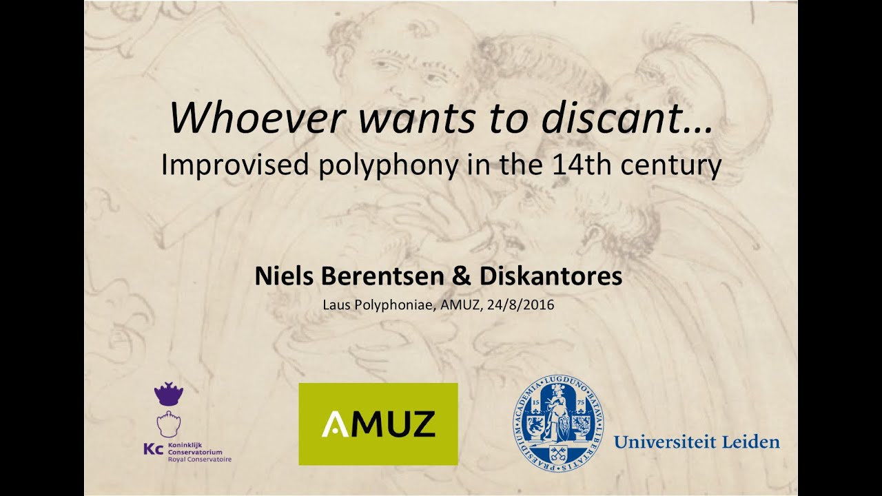 Improvised Polyphony in the 14th Century (Lecture-Performance)