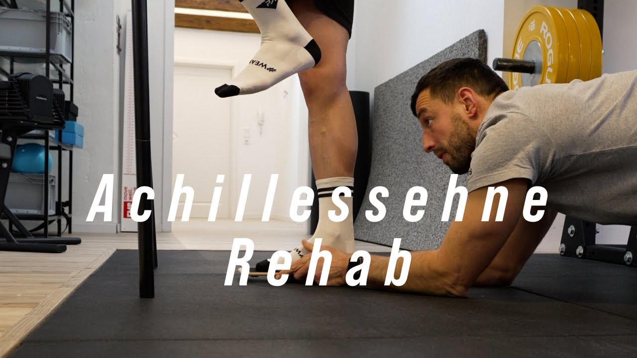 Rehab Session mit meinem Physio | Achillessehne Reha