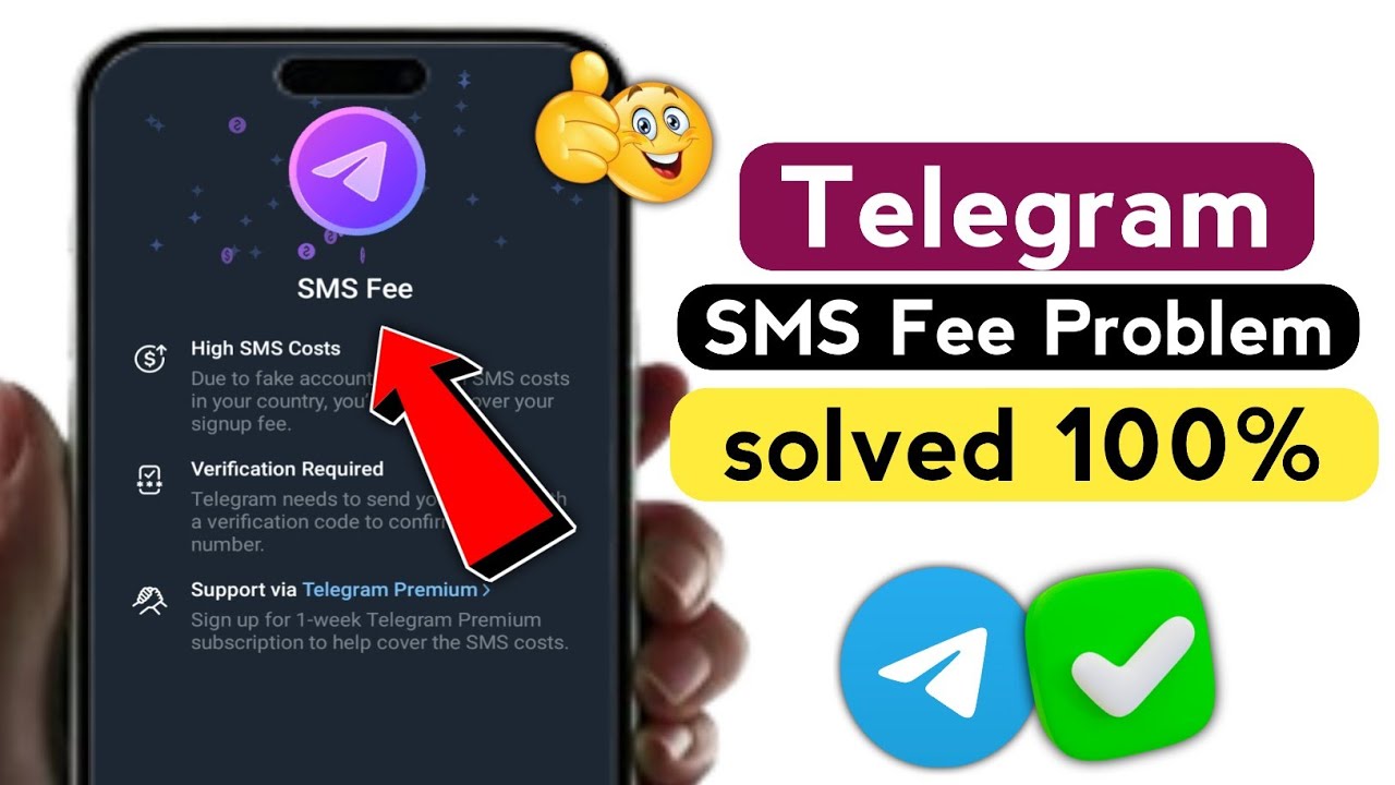 How to Fix Telegram code SMS problem 2026 | Fix Telegram SMS Fee Problem solved 