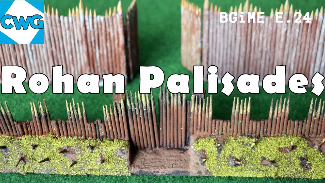 TWO ways to make Rohan Palisades - Scratch build/Games Workshop Plastic || BGiME Episode 24