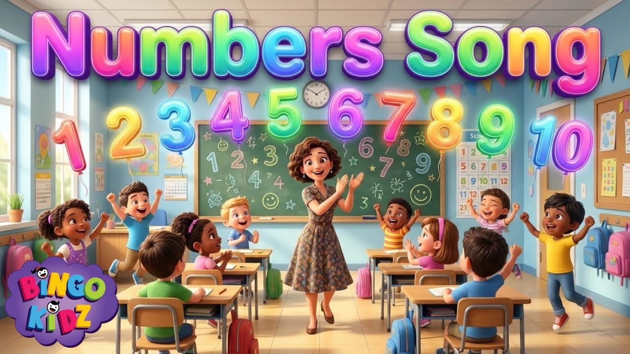 🎶 1 to 10 Number Song | Count, Dance & Have Fun! 🎶