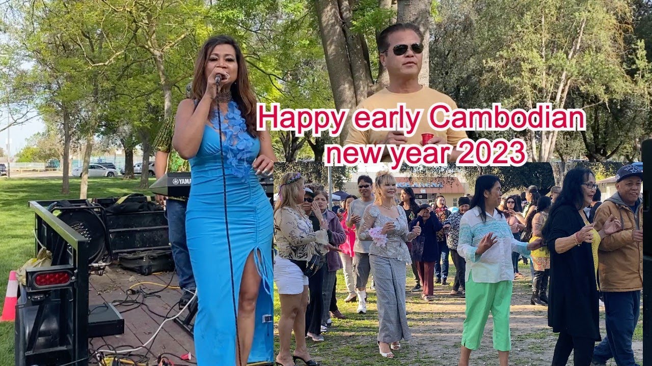 Cambodian new year 2023 dancing at park/រាំកំសាន្តមុនចូលឆ្នាំខ្មែរ២០២៣ , 04/08/2023 ភាក១