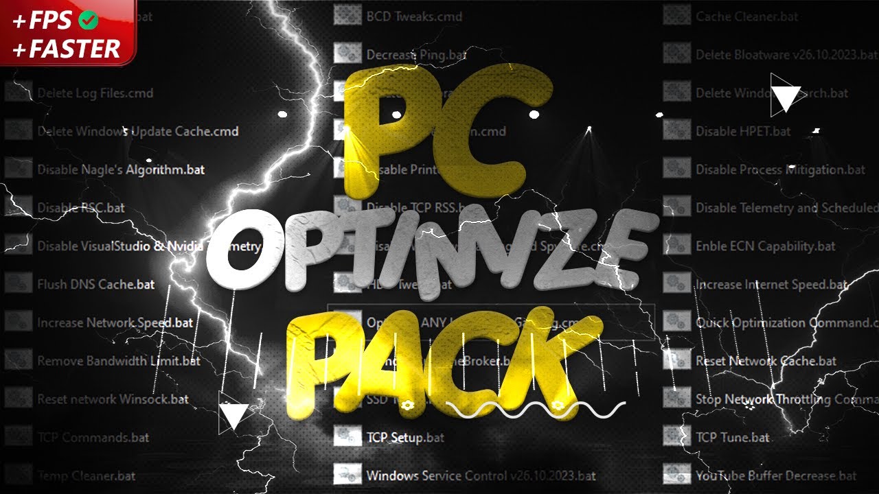 🔴Optimize Your PC | PC Optimization Pack - FREE!!