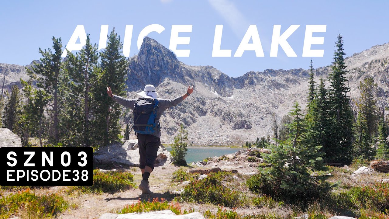 A Beautiful Day at ALICE LAKE in the Sawtooth Mountains | vanlife idaho