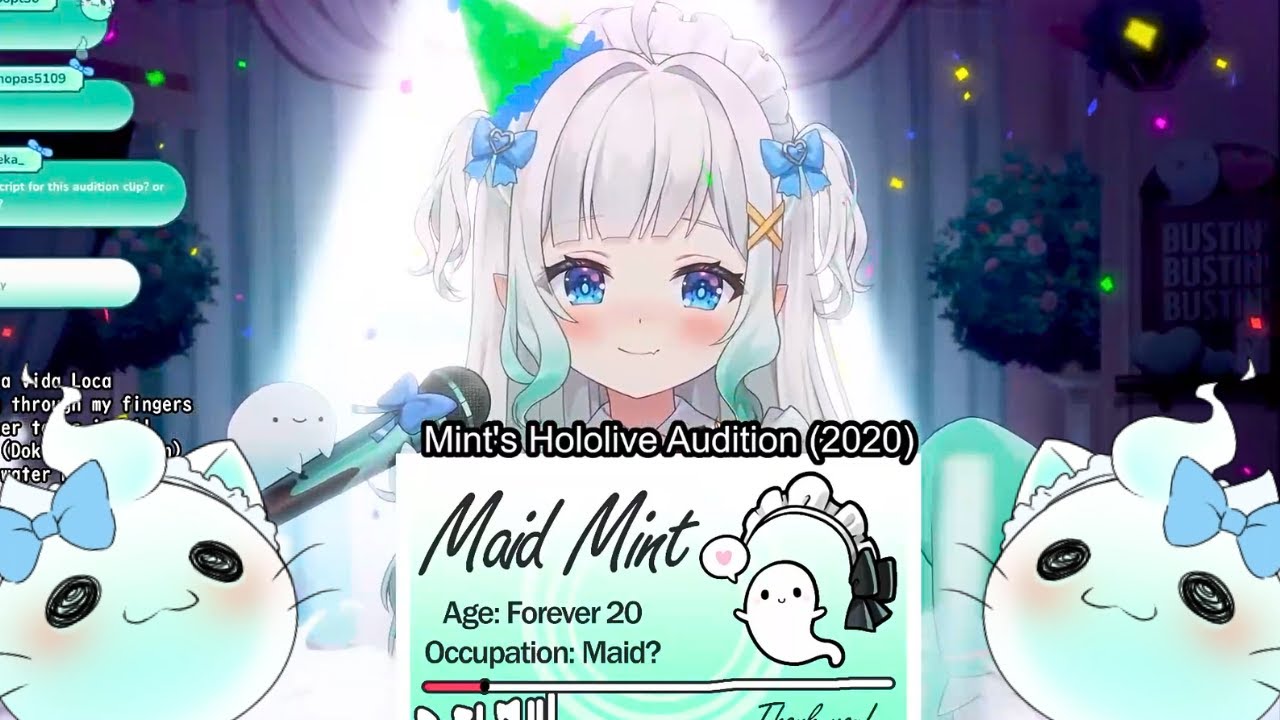 Mint Reacts to Her Old Hololive Audition