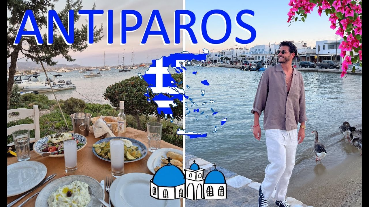 ANTIPAROS 🇬🇷 ÜNLÜLER ADASI - TAVERNA - KAHVALTI - NUDE BEACH | YUNANİSTAN