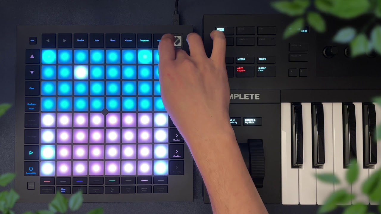 Chill jam on Novation Launchpad Pro MK3 Sequencer