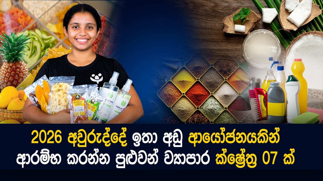 2026 අවුරුද්දේ Start කරන්න පුළුවන් low investment Business 7ක් | Sri Lanka Entrepreneurs Guide