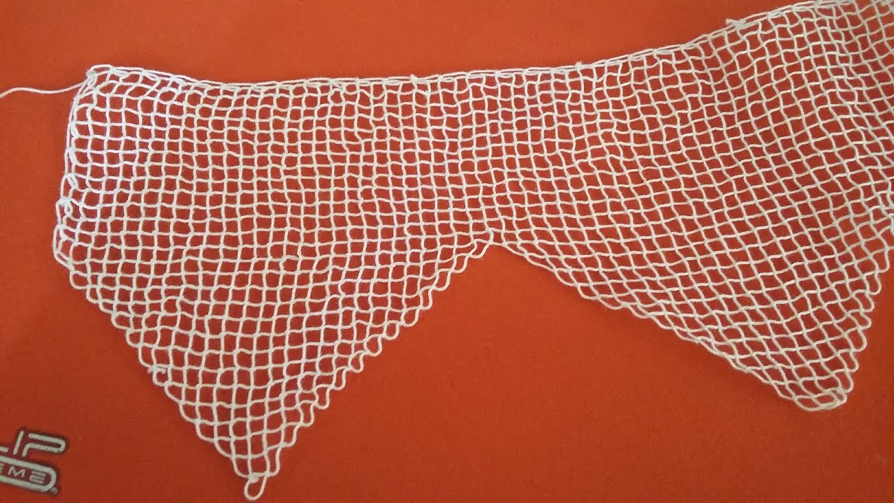 MUNDILLO DE PANAMA, PUNTAS, MALLA DE PAJITA