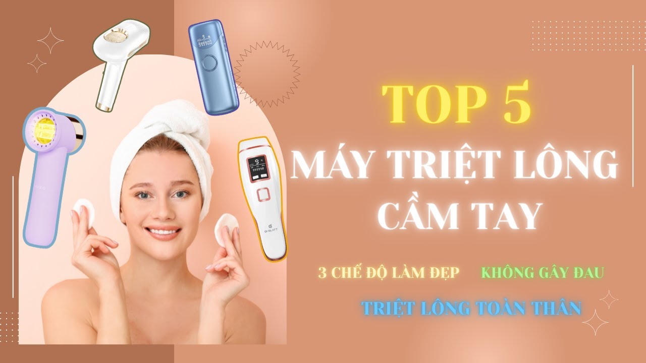 Review Top 5 Máy Triệt Lông Cầm Tay Tại Nhà Tốt Nhất | Dr Glatt, Foreo, Crenot, Urmine