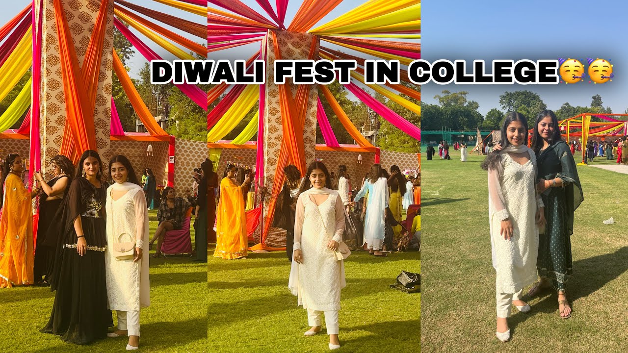 Diwali fest in our college 🥳🥳 | Gargi College 📚