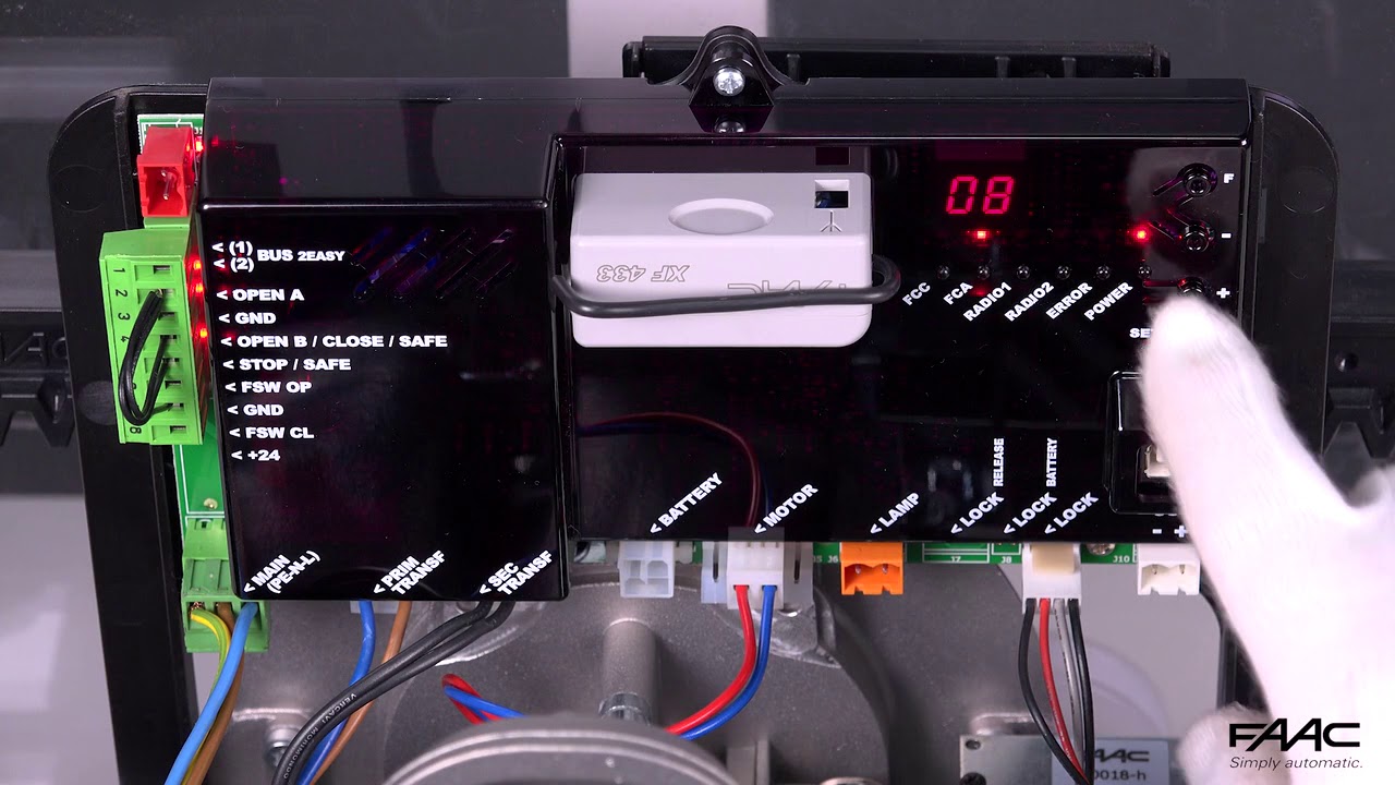 E721 CONTROL UNIT - Programming The Basic Parameters