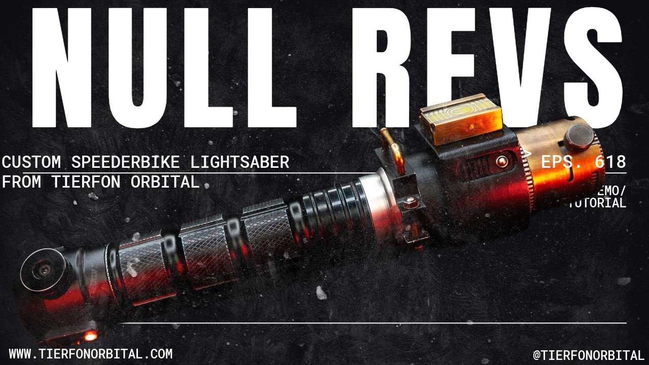 Two Tierfon Orbital NullRev Speederbike Lightsabers!!!