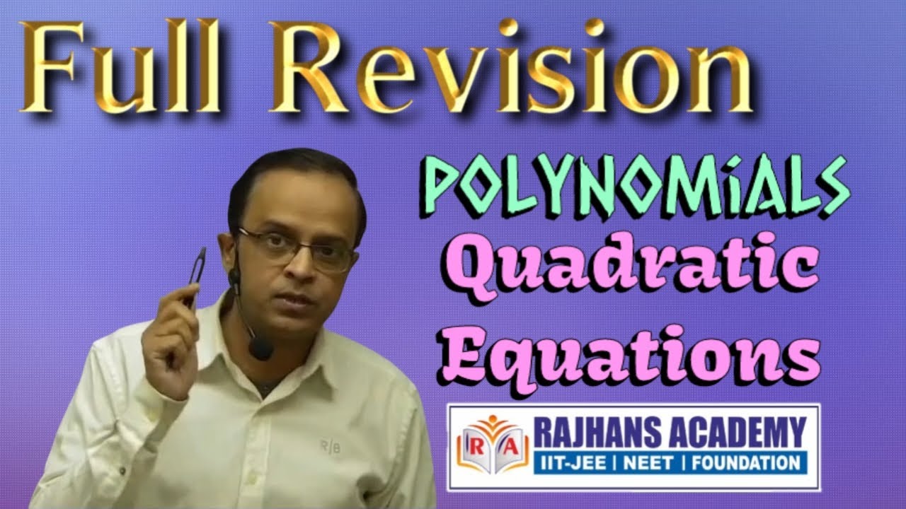 10th Board 2026 Important Questions CBSE/ICSE/Polynomial /Quadratic/Day 02 Revision/