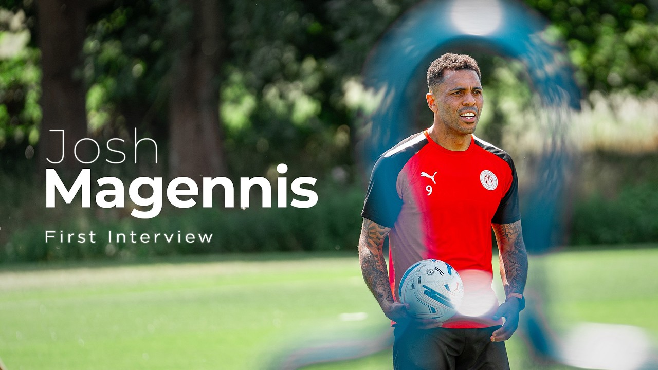 Josh Magennis' first Stevenage interview