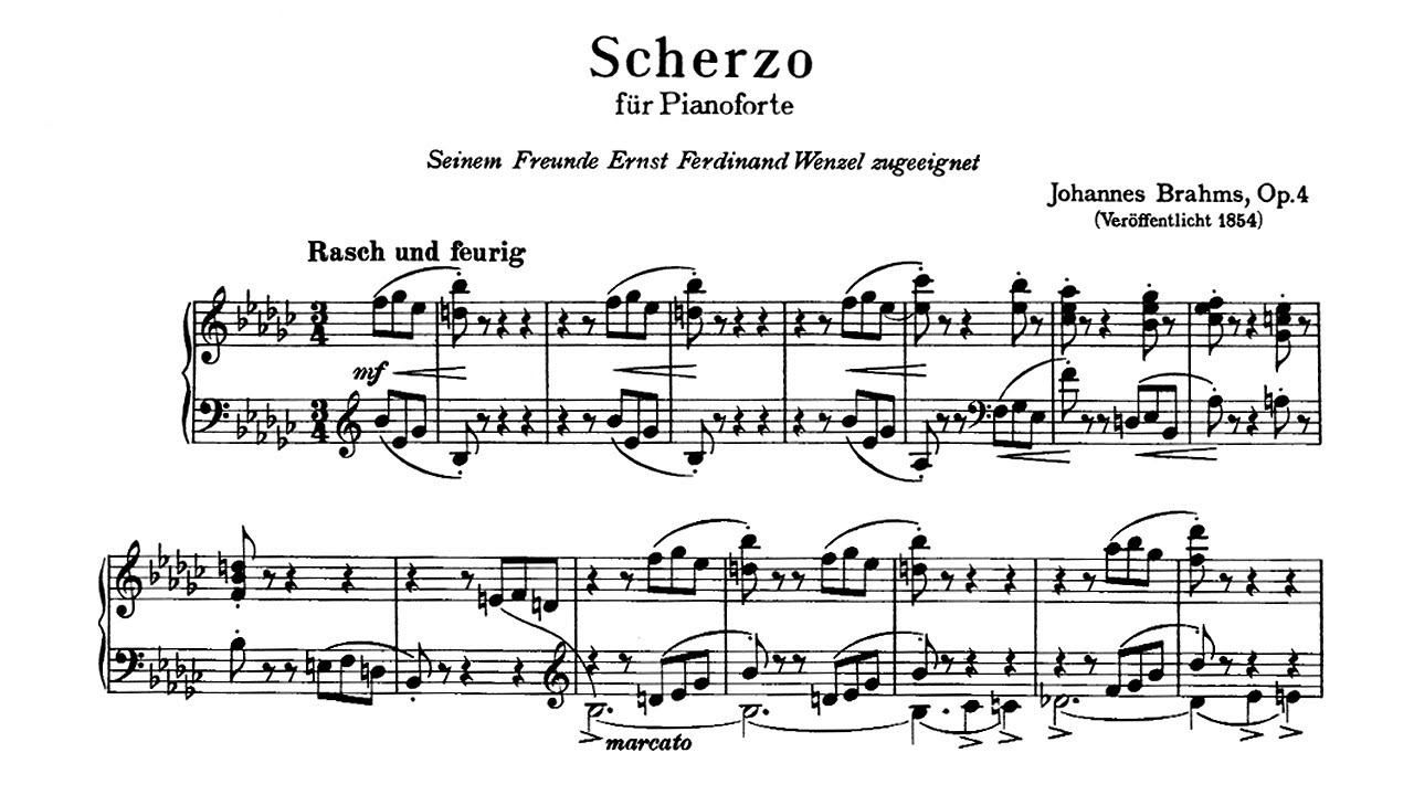 Brahms: Scherzo, Op.4 - Stephen Bishop Kovacevich, 1982 - Philips 411 103-1