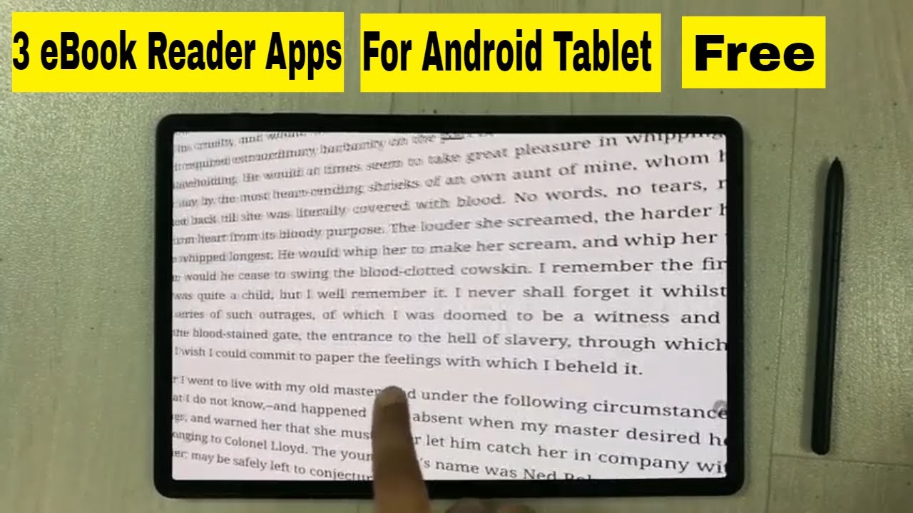 3 Best eBook Reader Apps on Android Tablets for Free