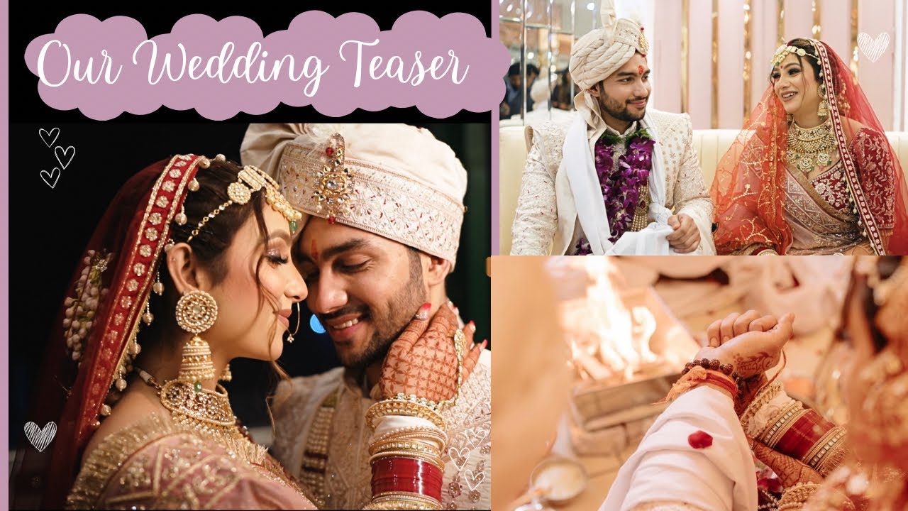 OUR WEDDING TEASER IS OUT 🥹😍 | Tusharshrutivlogs