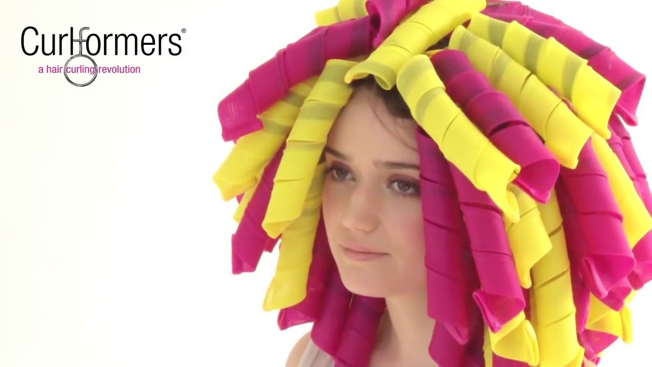 Step-by-step -- how to apply Curlformers to your own hair