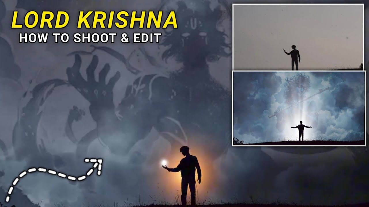 Trending Lord Krishna VFX Video Editing | Lord Krishna Sky Change Trending Reels Editing | Vfx Edit