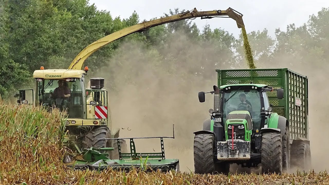 Mais Silage | Krone BiG X 700 + Deutz-Fahr Agrotron + John Deere | Schweckhorst | 2020