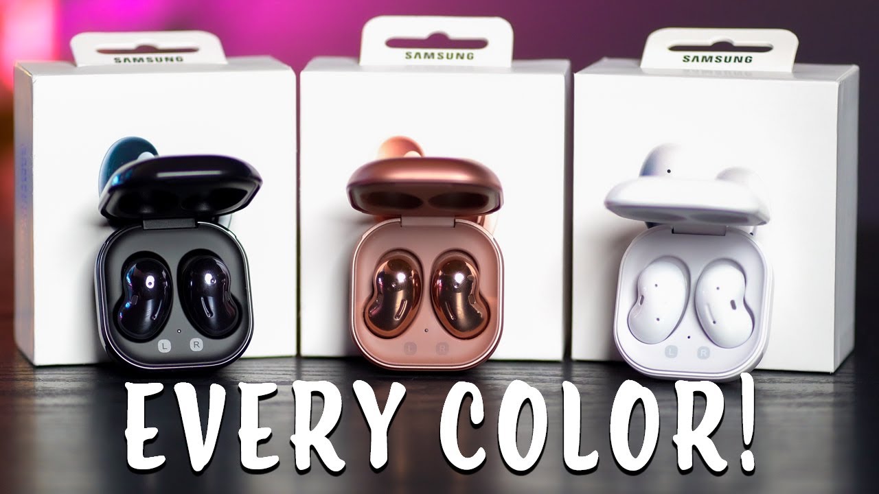 Samsung Galaxy Buds Live - UNBOXING EVERY COLOR!