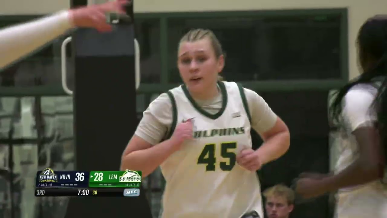 Le Moyne Women's Basketball Highlights vs. University of New Haven