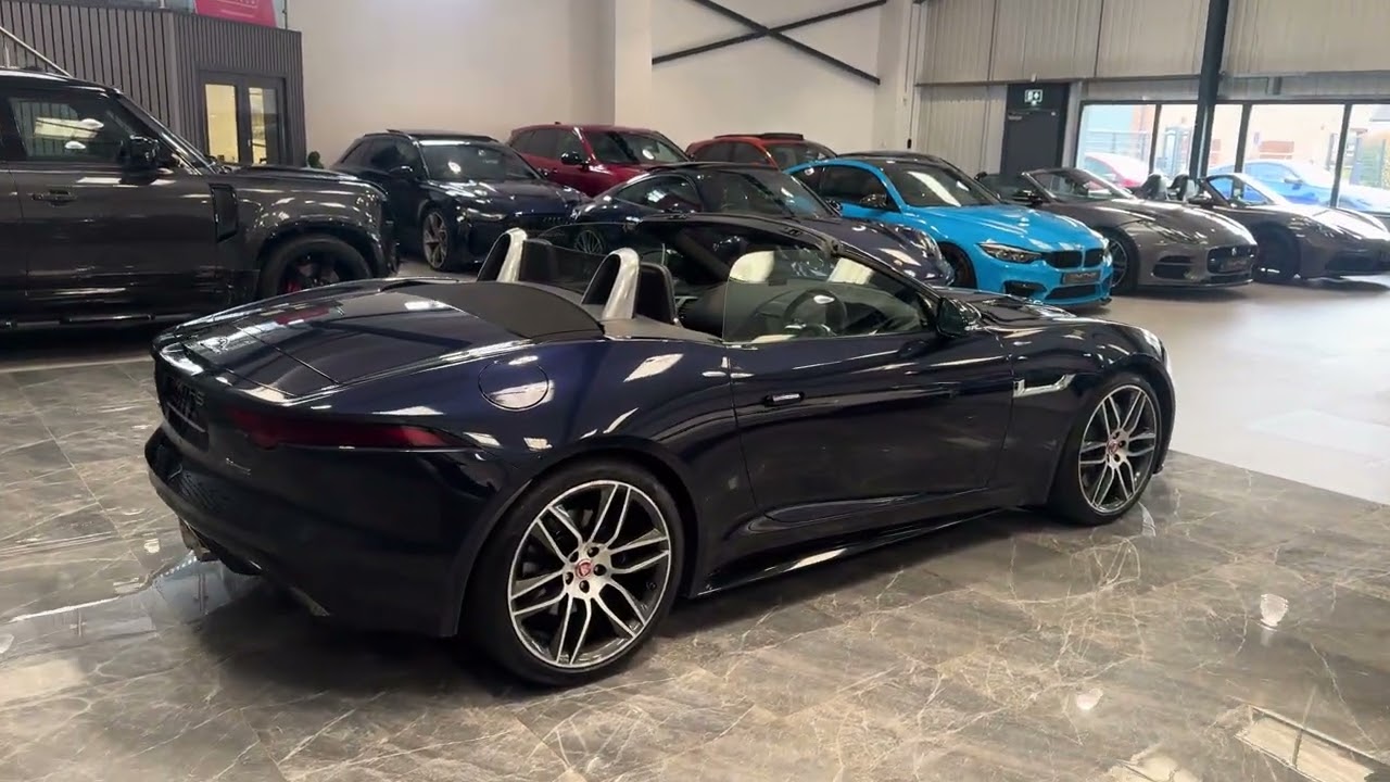 2017 JAGUAR F TYPE CONVERTIBLE LOIRE BLUE