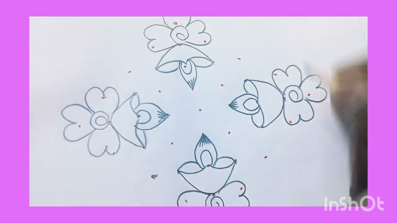 Deepam muggulu festival Rangoli 🌷🌷🌷🌷🌷