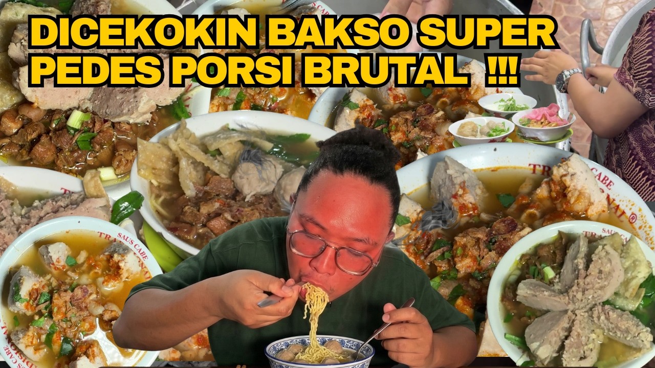 GA NGOTAK PEDESNYA AMPUN COY ‼️MUKBANG BAKSO BERPORSI2 UGAL2AN SAMPE PERUT KENCENG GA KUAT‼️