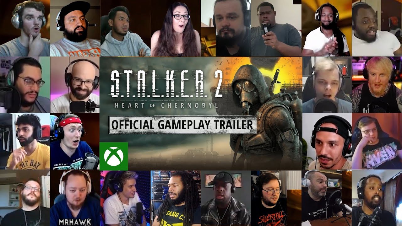 STALKER 2 Heart of Chernobyl Gameplay Trailer Reaction Mashup