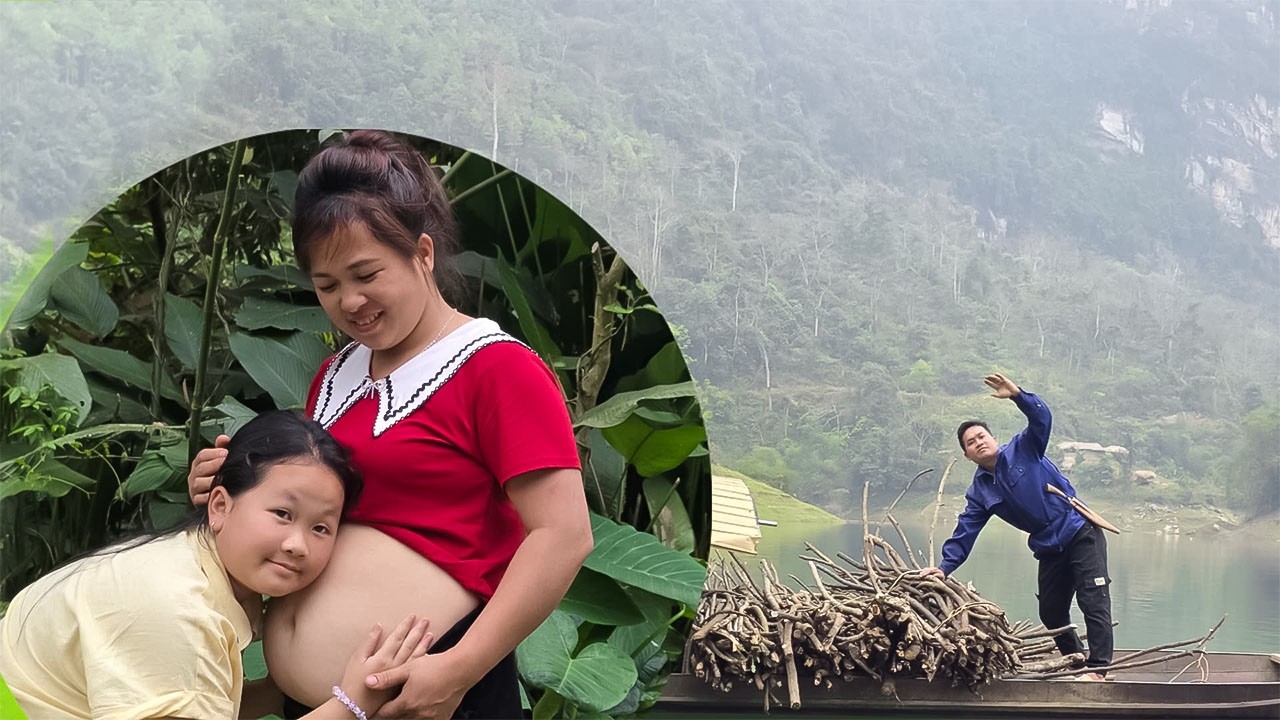 Will the daughter be happy or sad when she finds out her mother is pregnant with Uncle Ngoc's child?