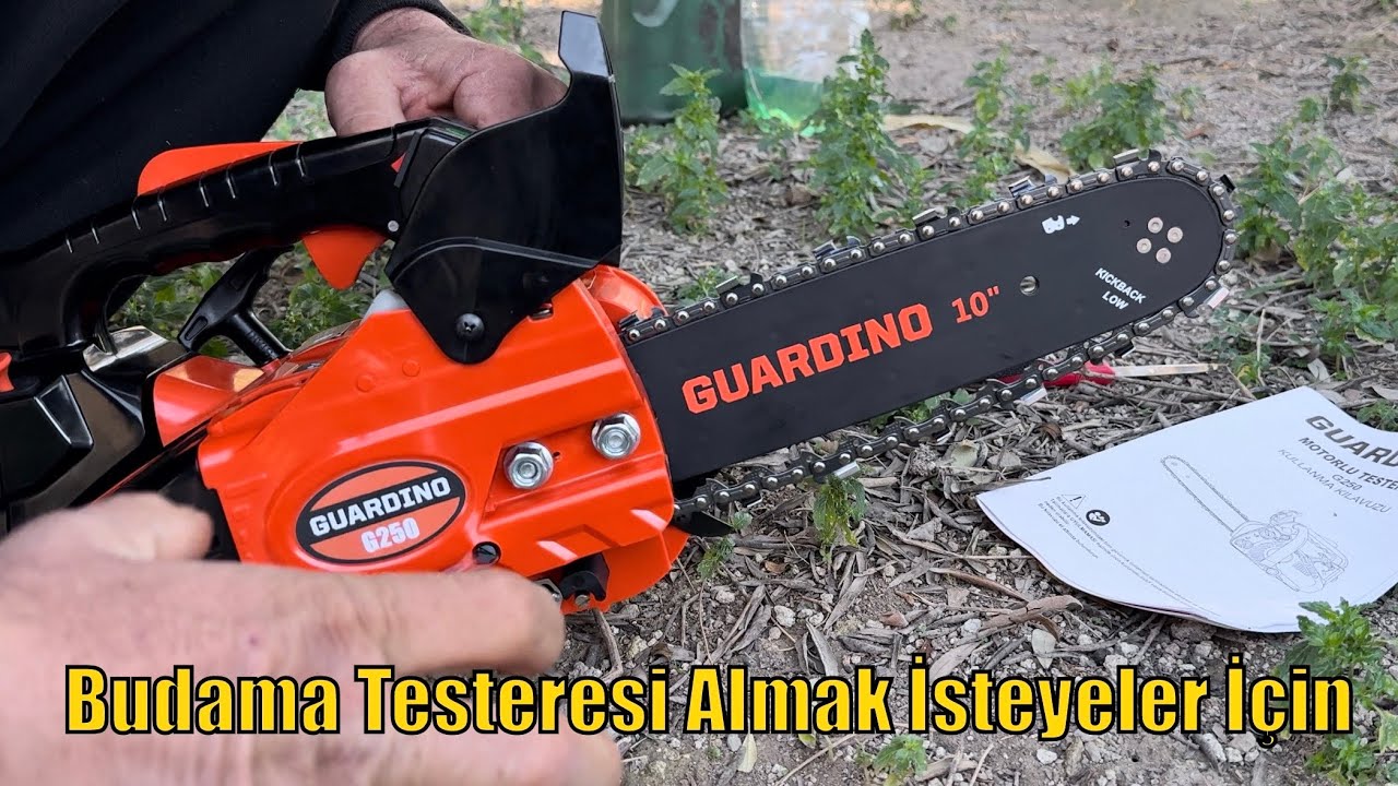 Budama Testeresi Almak İsteyenler GUARDINO G250 Modelini İnceledik ! Kutu Açılımı İlk Bakış