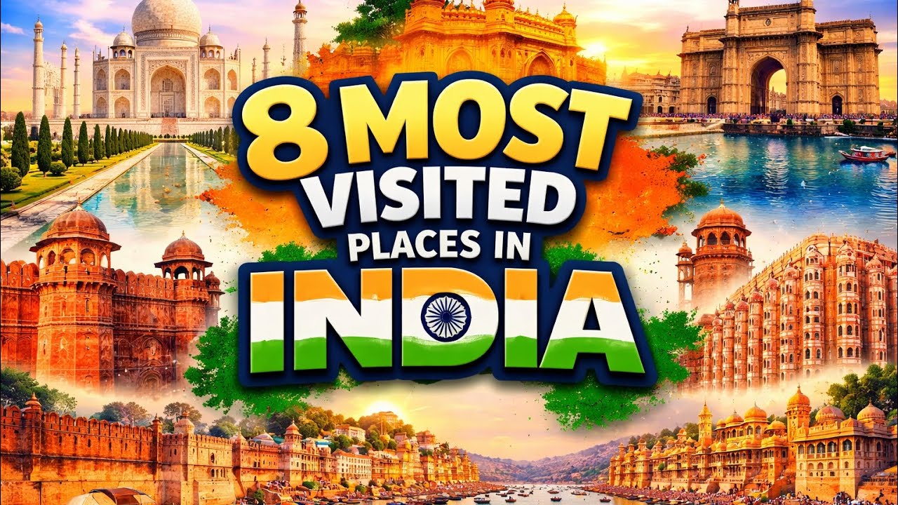 8 Most Visited Places in India🇳🇪