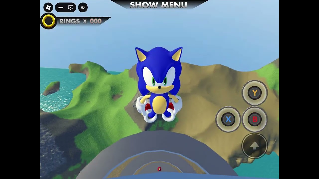 Sonic Frontiers Roblox gameplay