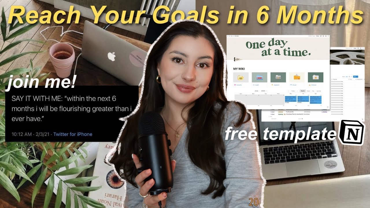 Give it Your Absolute ALL for the rest of the year | Goals Check in + FREE Notion Template