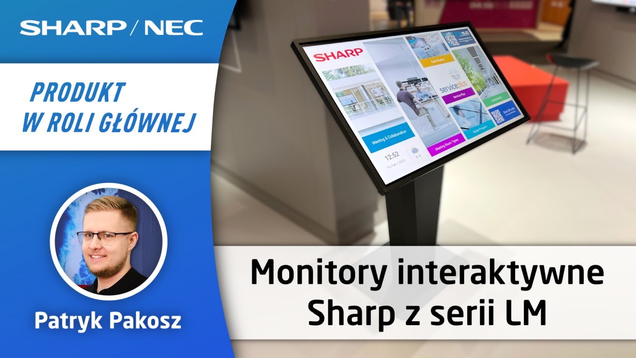 Monitory interaktywne Sharp LM  - #infokioski i mniejsze #sale_konferencyjne