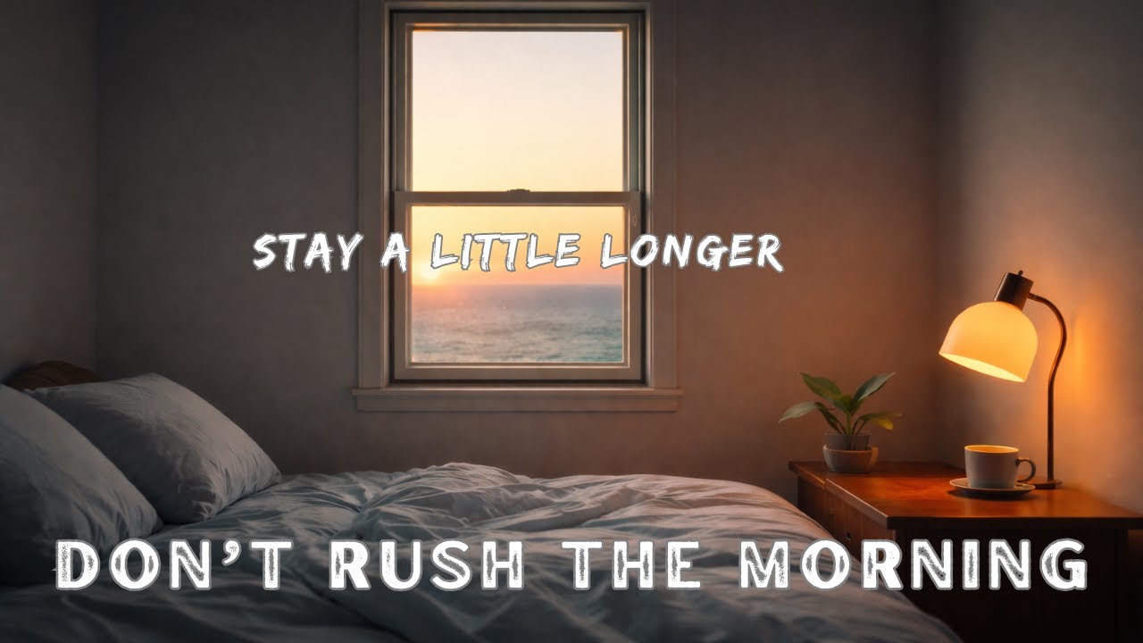 Stay a Little Longer(Lyrics) | The Healing Pop Song with Warm Morning Vibes