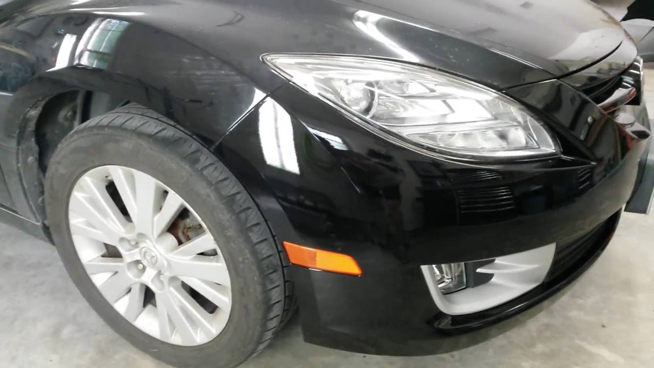2010 MAZDA 6 | FRONT COLLISION REPAIR AND HEADLIGHT RESTORATION