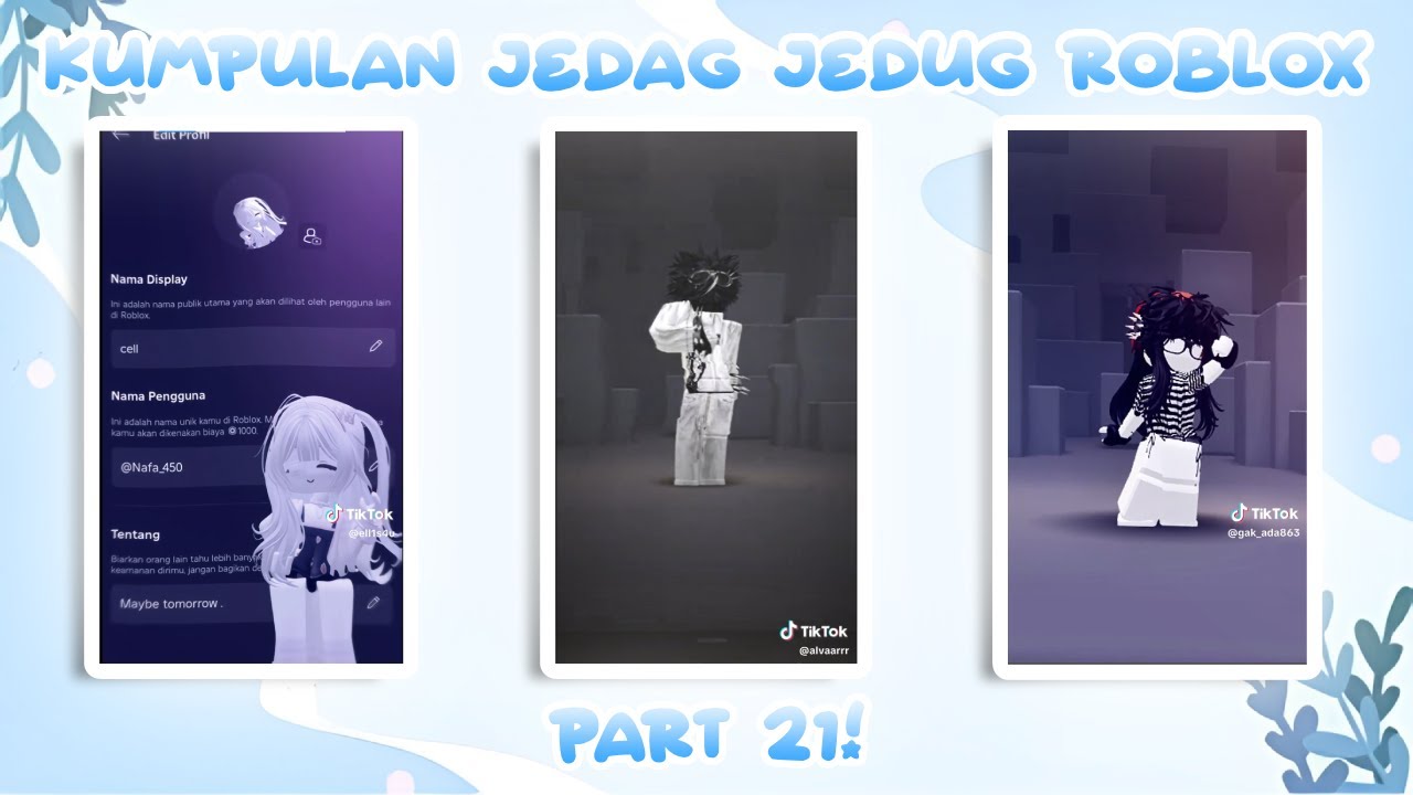KUMPULAN JEDAG JEDUG ROBLOX || PART 21 || Nafi Roblox Indonesia