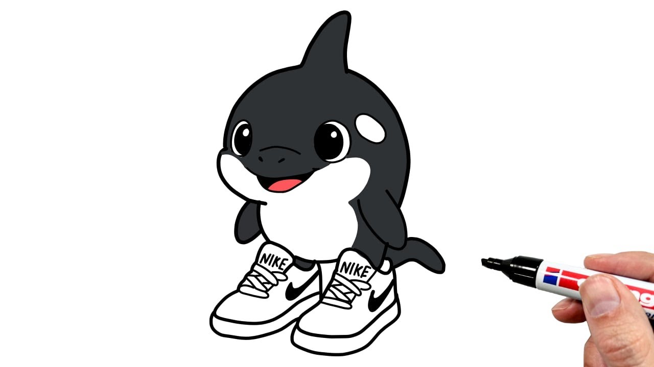 How to Draw Baby Orcalero Orcala (Los Orcalitos)