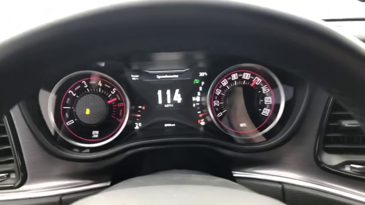 This guy is crazy! Challenger scat pack top speed run!
