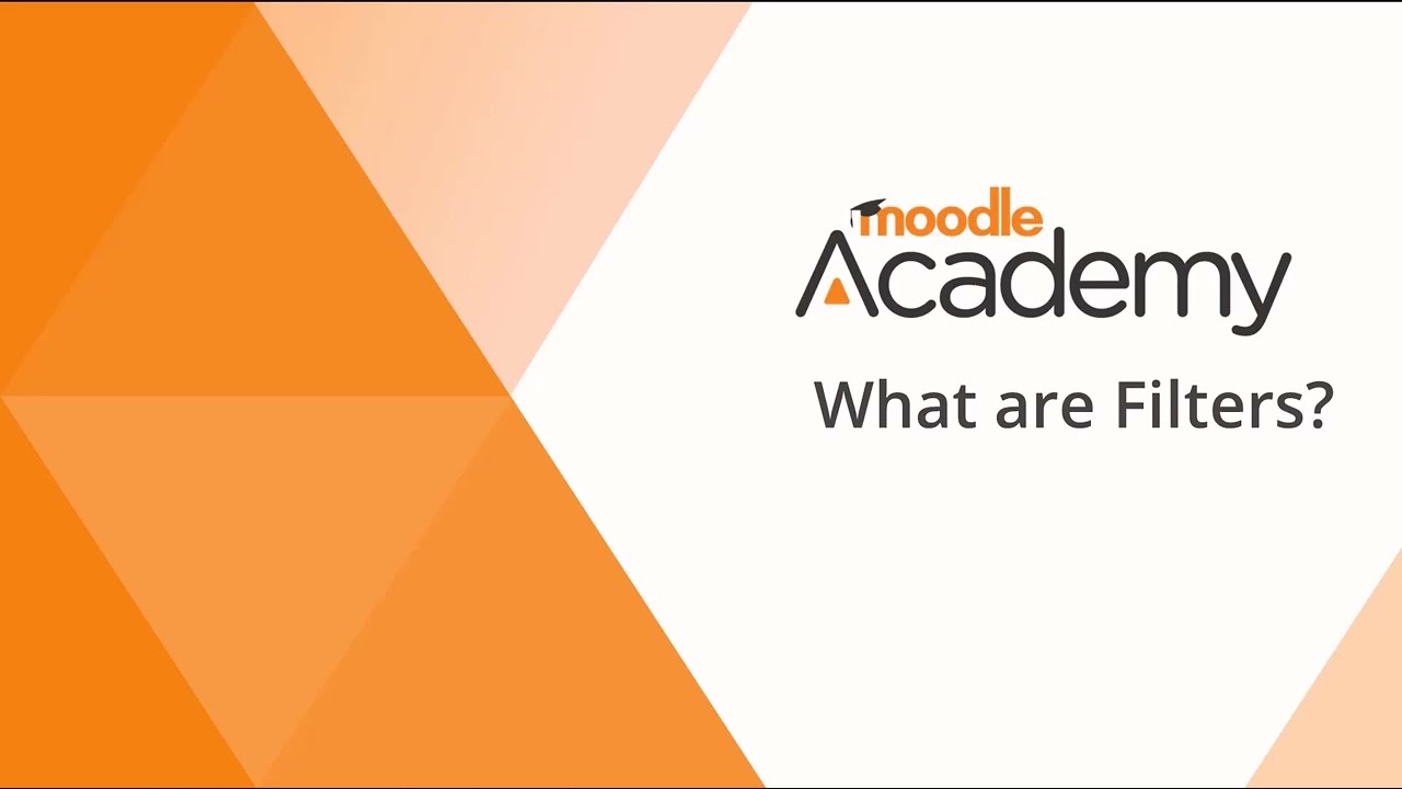 Filters in Moodle